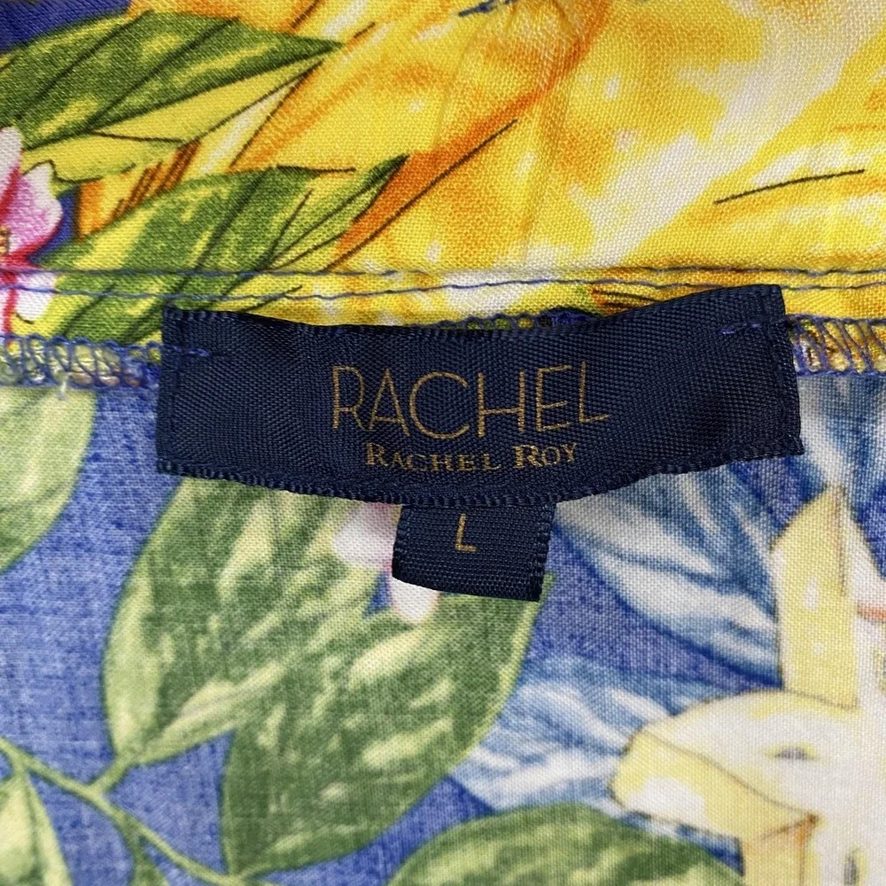 Rachel Roy 2 Piece Set Womens Large Tropical Hawaiian Cruise Resort Vacation - Picture 5 of 16